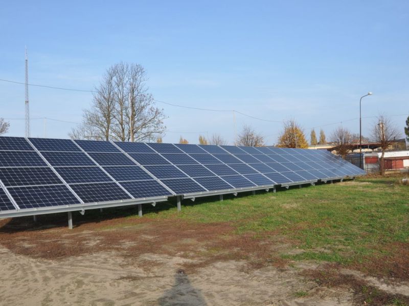 Montaż paneli fotowoltaicznych o mocy 39 kWp ZWiK Złocieniec